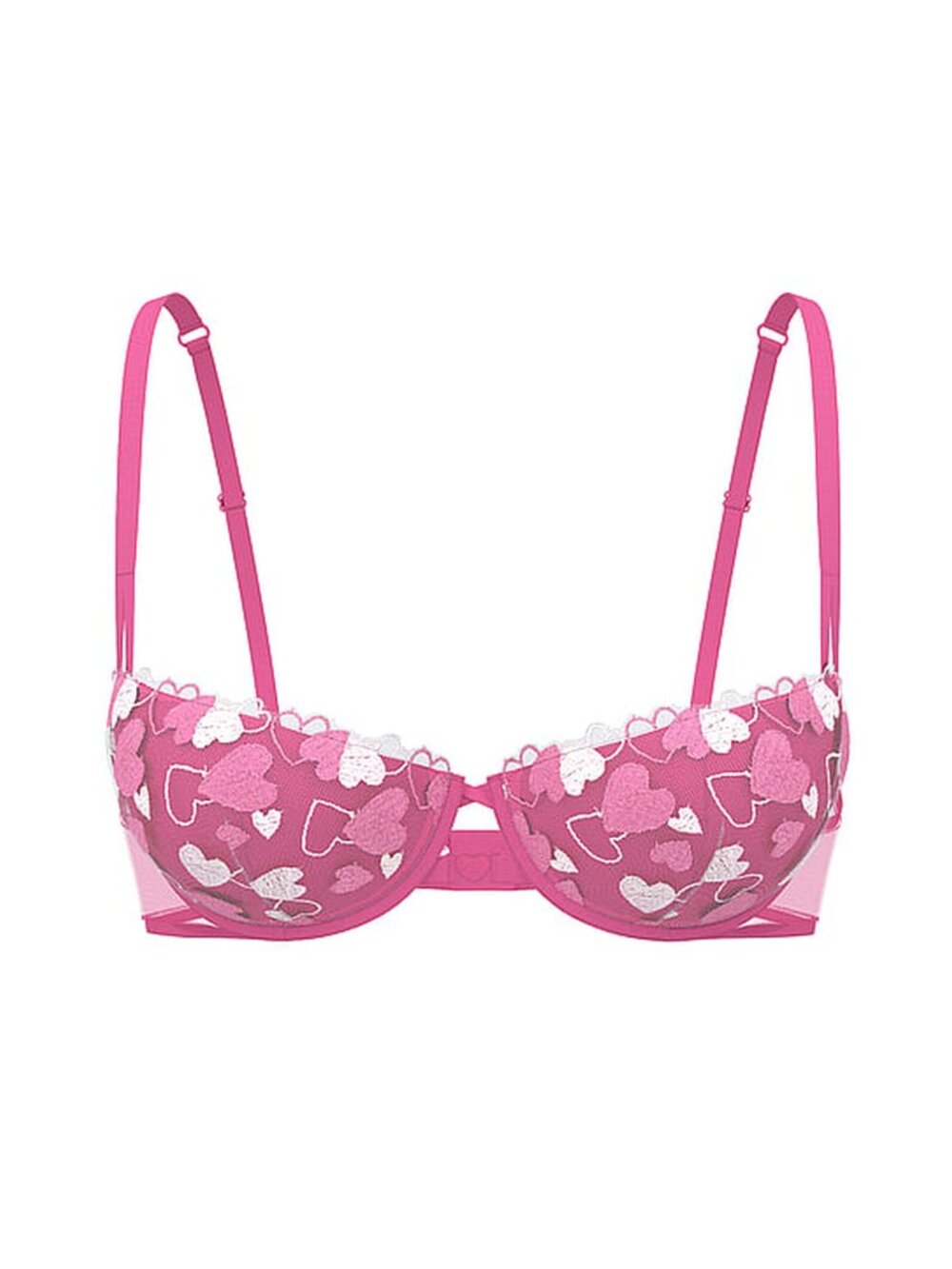 New! Pink Victoria’s Secret Push Up Lined Balconette Bra Size 32A 34435